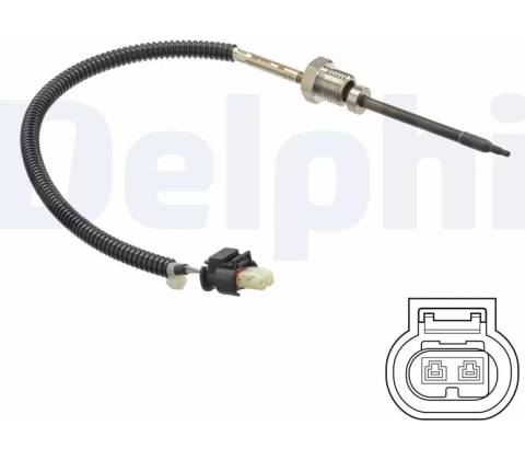 DELPHI Čidlo teploty výfukových plynů DF TS30249