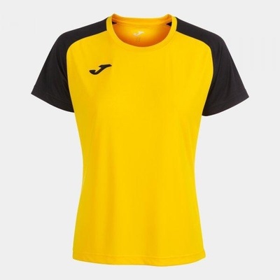 Joma Academy IV Short Sleeve T Shirt Yellow Black