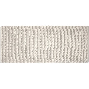 Bianca Бял килим за баня 50x120 cm Aspen Bobble - Bianca (BR/58977/R/BM120/WH)