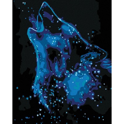 zuty Malování podle čísel Hvězdný vlk 80 x 100 cm vypnuté plátno na rám 8596530039952