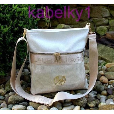 Laura Biaggi Kabelka biela crossbody
