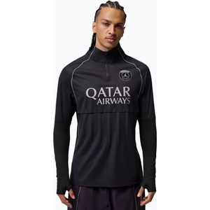 Nike Мъжка футболна блуза с дълъг ръкав Nike Paris Saint-Germain Strike Elite SE Aerogami Shell Top black/black/atmosphere grey