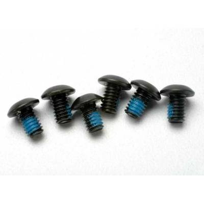 Traxxas Screws, 4x6mm button-head machine (hex drive) (with threadlo, TRX3939 (TRX3939)