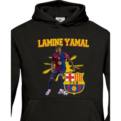 Dětská mikina Lamine Yamal Černá