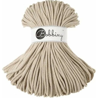 Bobbiny Premium 5 mm Beige – bavlněná šňůra 100 m | Macramé a háčkování
