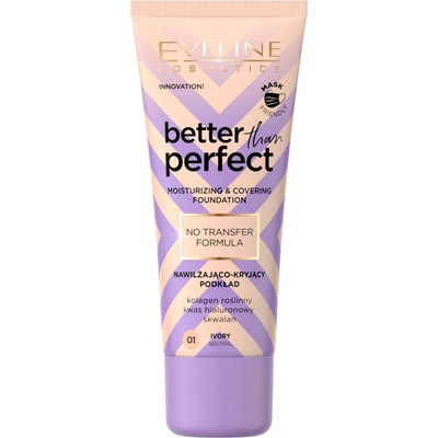 Eveline Cosmetics Better Than Perfect 01 Ivory Krycí make-up s hydratačným účinkom 30 ml