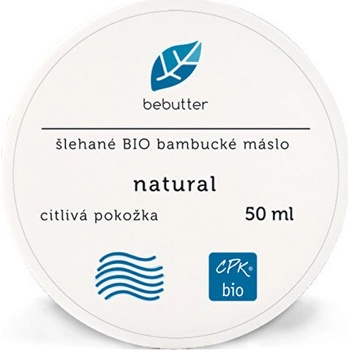 Aromatica Bebutter Bio Natural šlehané bambucké máslo pro jemnou a citlivou pokožku 50 ml