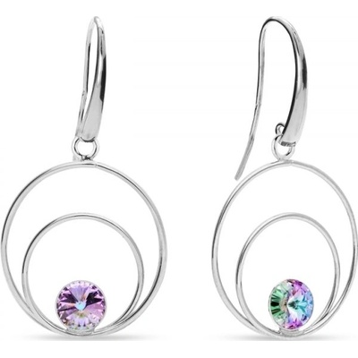 Spark fialové se Swarovski Elements Glory KWOD1122SS29VL Vitrail Light