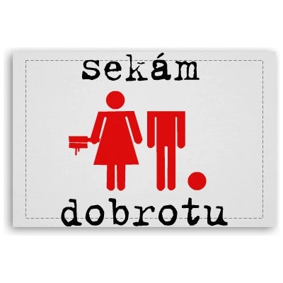 Fotoobraz 60x40 cm malý Sekám dobrotu