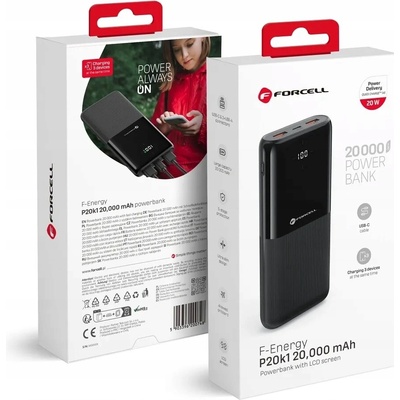 Forcell F-Energy S20k1 20000mAh black