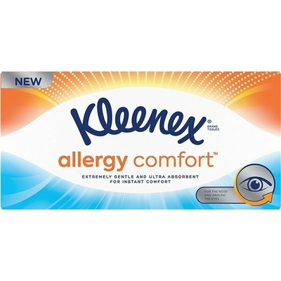 KLEENEX Papierové vreckovky 3-vrstvové Allergy Comfort Box 56 ks