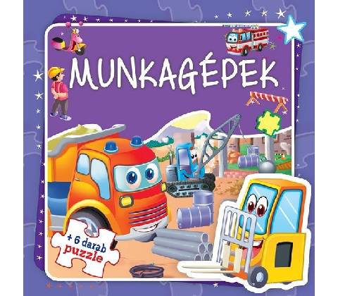 Munkagépek + 6 darab puzzle
