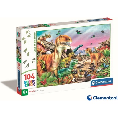 Clementoni Země dinosaurů 104 dielov