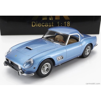 Kk-scale Ferrari 250gt California Spider With Hard-top 1960 Světle Modrá Met 1:18