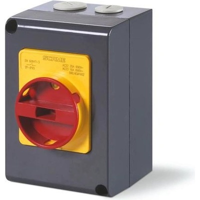 SCAME Spínač ISOLATOR AL 20A 2P IP65 kovový 590.HGE2002