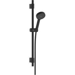 Hansgrohe Activera Select S - Комплект душ слушалка, лост и маркуч, 2 струи, EcoSmart, матово черно 28048670 (28048670)