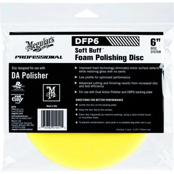 Meguiar's Soft Buff Foam Polishing Disc 6"