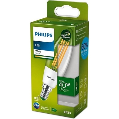 Philips LED 2,3 40 W, E14, 3000 K, A