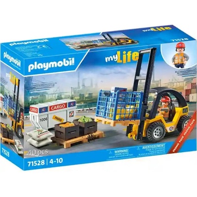 Playmobil 71528 Gabelstapler mit Fracht