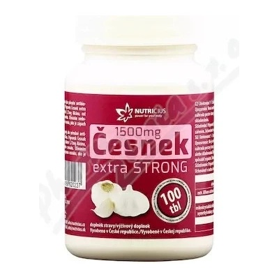 Nutricius Česnek extra strong 1500 mg 100 tabliet