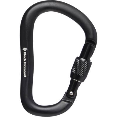 Black Diamond HMS карабинер Black diamond Rocklock Screwgate Carabiner HMS carabiner - Black - размер One Size (323-0202-0111)