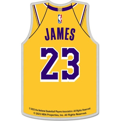 Wincraft odznak Los Angeles Lakers NBA Collector Pin Jewelry Card LeBron James