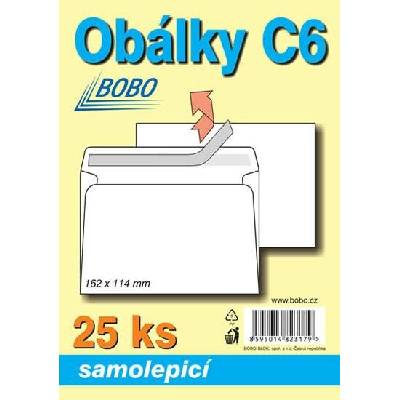 Obálky C6 samolepicí (bal. 25ks)