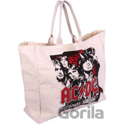 Handbag STRAPS COTTON ACDC biela ACDC čierna