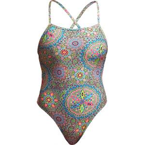 Funkita Дамски бански костюм Funkita Women's Tie Me Tight One Piece Swimsuit - Pretti Penny - размер 40 (EU) (150-5662-1515)