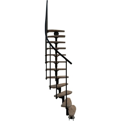 Minka STAIRS modulové schodiště Monte Carlo buk/černá, 293,8 cm