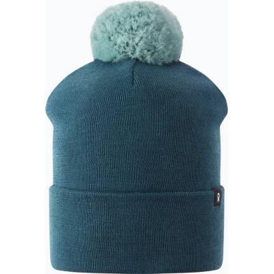 Detská zimná čiapka Reima Omasi dark teal