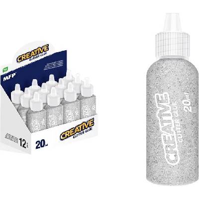 lepidlo glitrové 20ml stříbrné 6330634