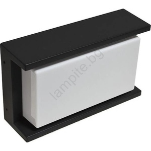 BOWI Външно стенно осветително тяло ARAGO 1xE27/60W/230V IP54 черно (BW0426)
