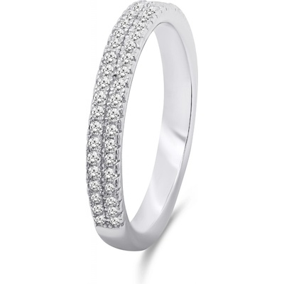 Brilio Silver Třpytivý stříbrný s čirými zirkony RI059W