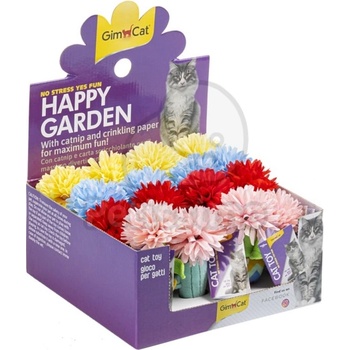 Gimborn GimCat Happy Garden играчка за котки - плюшени кактуси и цветя 1 бр