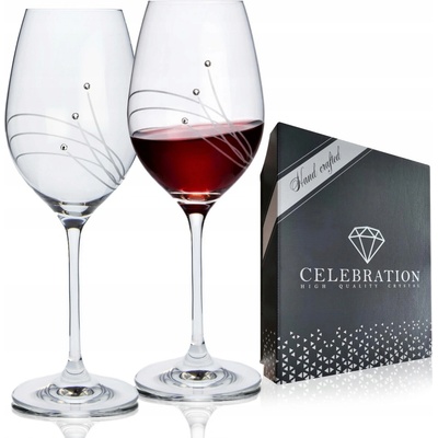 Celebration crystals Poháre na víno CRYSTALS CLASSIC 2 x 470 ml