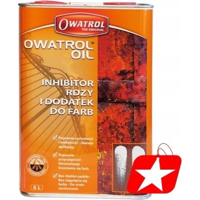 Impregnační olej Owatrol na dřevo světle jantarový 1 l