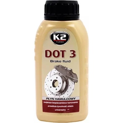 K2 Brzdová kapalina DOT 3 250 ml