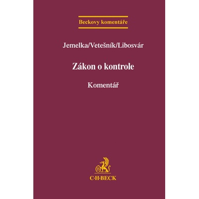 Zákon o kontrole. Komentář - kolektív autorov