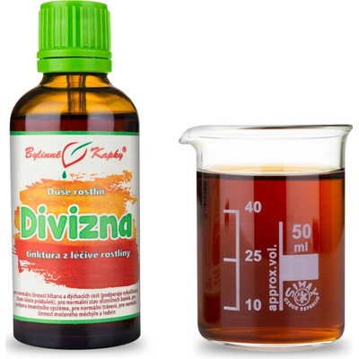 Divozel veľkokvetý bylinné kvapky tinktúra duša rastlín 50 ml