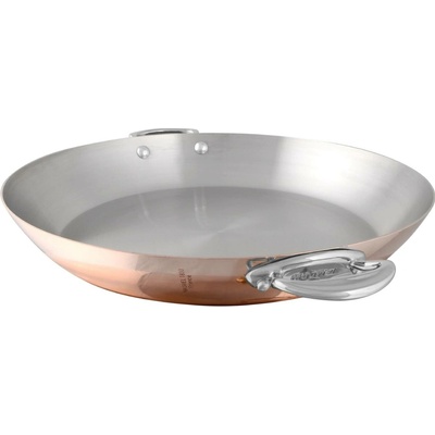 Mauviel Měděná servírovací pánev s nerezovými uchy, M’héritage 150 S, 26 cm / 1,8 l 612726