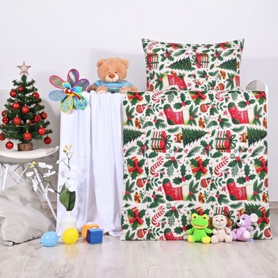 EMI Vianočné obliečky Holly Jolly 90x130 45x65