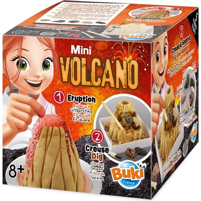 BUKI Mini Vulkán a vykopávka hornin