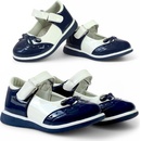 Detské baleríny laky na suchý zips kožená vložka 6483