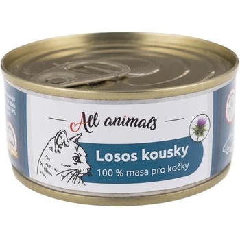 All Animals Cat losos kousky 90 g