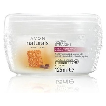 Avon Naturals maska na vlasy s medem a jojobovým olejem pro nepoddajné vlasy 125 ml