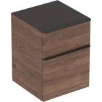 Geberit Smyle Square - Страничен шкаф, 2 чекмеджета, орех хикори 500.357. JR. 1 (500.357.JR.1)