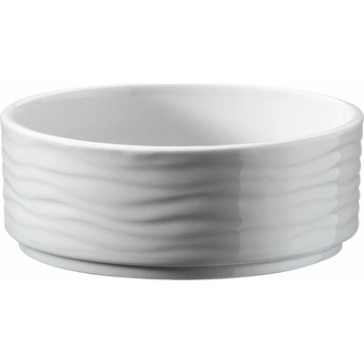 G.Gastro D9784044 SEA WAVE Miska na dezert salát Bílá 120 mm