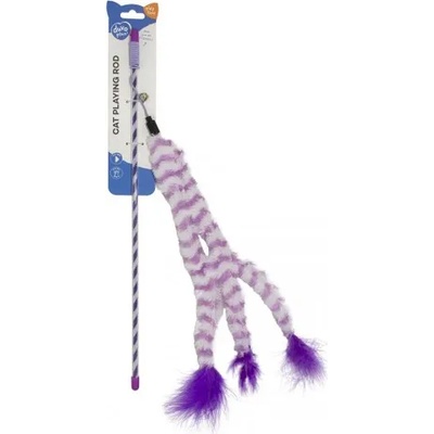Duvoplus играчка за котки, въдичка с пера 41 см, Белгия - 12066