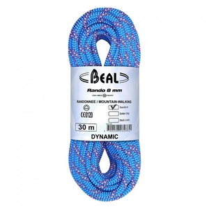 Beal Rando 8 mm (48 m) Дължина на въжето: 48 м / Цвят: син